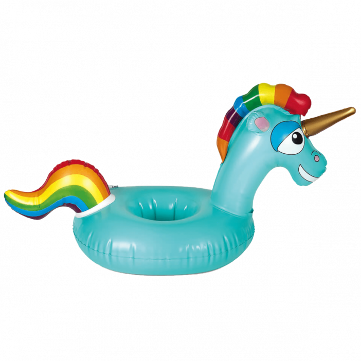 Porte verre gonflable - Licorne