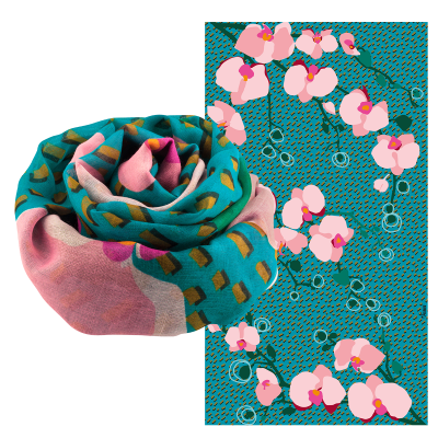 Foulard / paréo - Balade - Orchid Blue