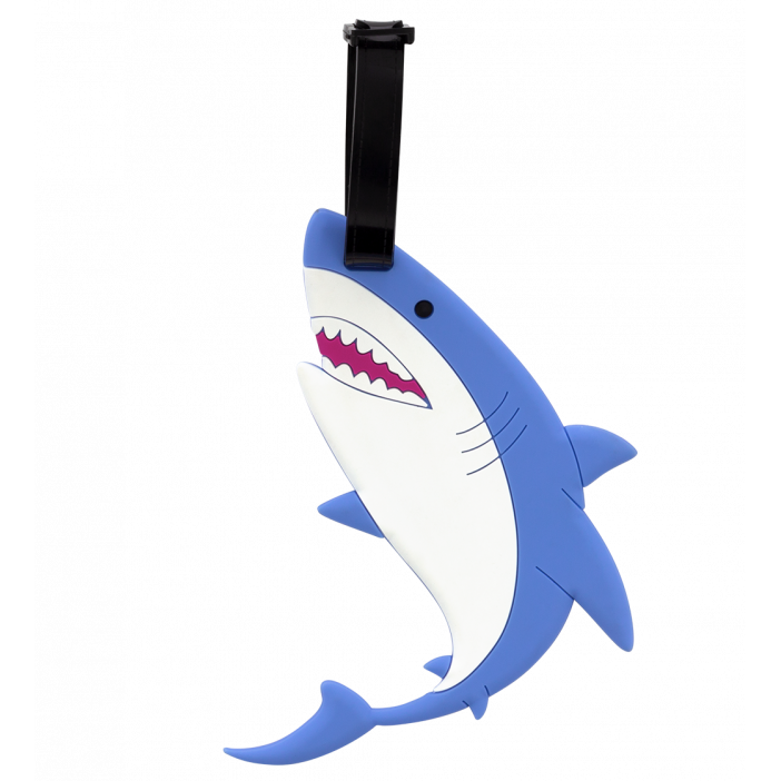 Luggage label - Ani-luggage Shark