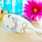 Grande brosse à cheveux - Ladypop Large Blue Owl