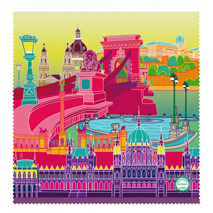 Tissu microfibre pour lunettes - Belle Vue City Budapest 2