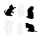 Set de 6 marqueurs de verre - Happy Markers Animaux