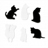  Chat noir et blanc