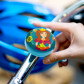 Fahrradklingel - Atmosphère Camouflage Blue 