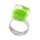 Anello in vetro - Carré Nano Transparent