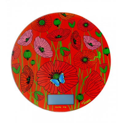 Balance de cuisine - Frivole - Coquelicots