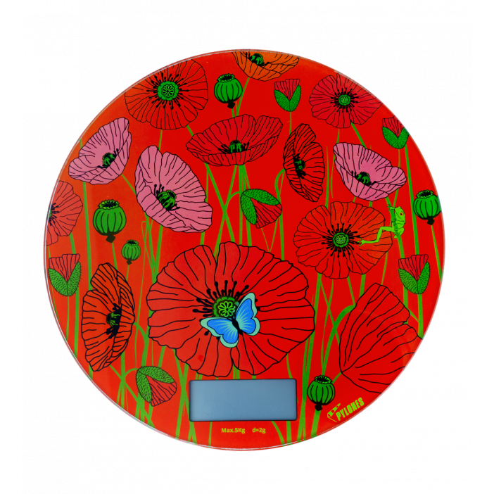 Balance de cuisine - Frivole Coquelicots