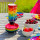 Stack of cups espresso - Café des artistes