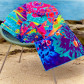 Serviette microfibre - Body DS Blue Flower