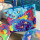 Très grand cabas de plage - Beach Bag - Palette