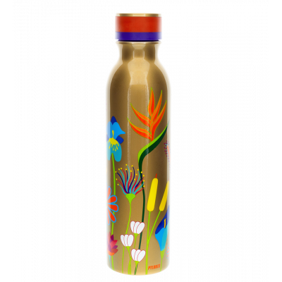 Bouteille thermos isotherme 75 cl - Keep Cool Bottle - Jardin Fleuri Gold