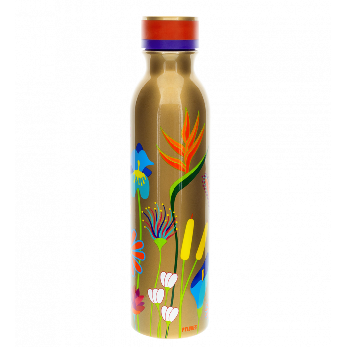 Thermoskanne 75 cl - Keep Cool Bottle Jardin Fleuri Gold