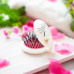 Brosse à cheveux miroir 2 en 1 - Lady Retro Orchid Blue
