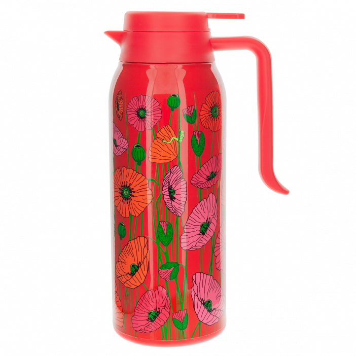 Thermoskanne 1,6 L - Keep Cool Family Coquelicots