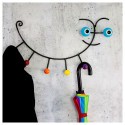 Patère murale  60's - Caterpillar