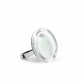 Bague en verre soufflée - Cachou Nano Billes Orange