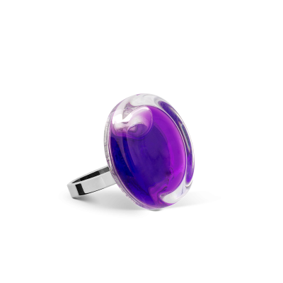 Anello in vetro - Cachou Nano Transparent