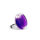 Bague en verre soufflée - Cachou Nano Transparent