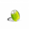 Anello in vetro - Cachou Nano Transparent Verde