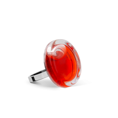Anello in vetro - Cachou Nano Transparent