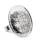 Bague en verre soufflée - Cachou Giga Paillettes