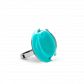 Anello in vetro - Cachou Nano Milk Rosso scuro
