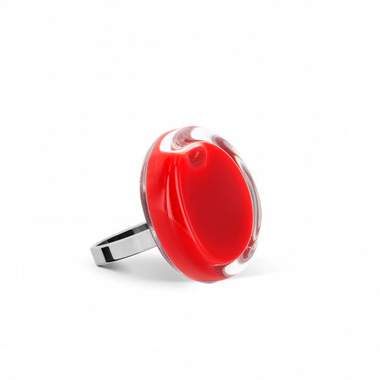 Anello in vetro - Cachou Nano Milk