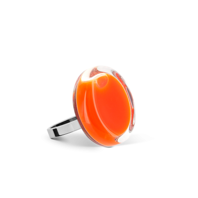 Anello in vetro - Cachou Nano Milk