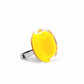 Anello in vetro - Cachou Nano Milk Bianco