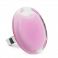 Bague en verre soufflée - Cachou Giga Milk