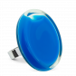 Bague en verre soufflée - Cachou Giga Milk