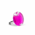 Anello in vetro - Cachou Nano Transparent Rosso