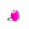 Anello in vetro - Cachou Nano Transparent Fucsia