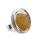 Bague en verre soufflée - Cachou Medium Billes