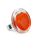 Bague en verre soufflée - Cachou Medium Billes