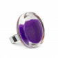 Anello in vetro - Cachou Medium Billes