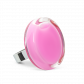 Bague en verre soufflée - Cachou Medium Milk Orange