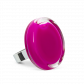 Bague en verre soufflée - Cachou Medium Milk