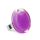 Bague en verre soufflée - Cachou Medium Milk
