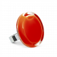 Bague en verre soufflée - Cachou Medium Milk Jaune