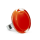 Bague en verre soufflée - Cachou Medium Milk