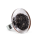 Bague en verre soufflée - Cachou Medium Paillettes