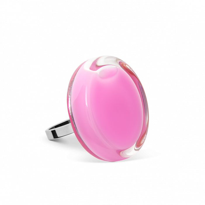 Glass ring - Cachou Mini Milk Bubble Gum
