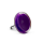 Bague en verre soufflée - Cachou Mini Milk