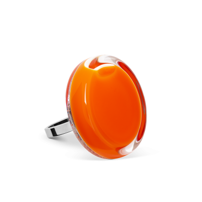 Anello in vetro - Cachou Mini Milk