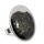 Bague en verre soufflée - Galet Giga Paillettes