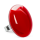 Bague en verre soufflée - Galet Giga Milk