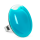 Bague en verre soufflée - Galet Giga Milk