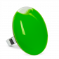 Bague en verre soufflée - Galet Giga Milk