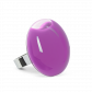 Anello in vetro - Galet Medium Milk Bianco